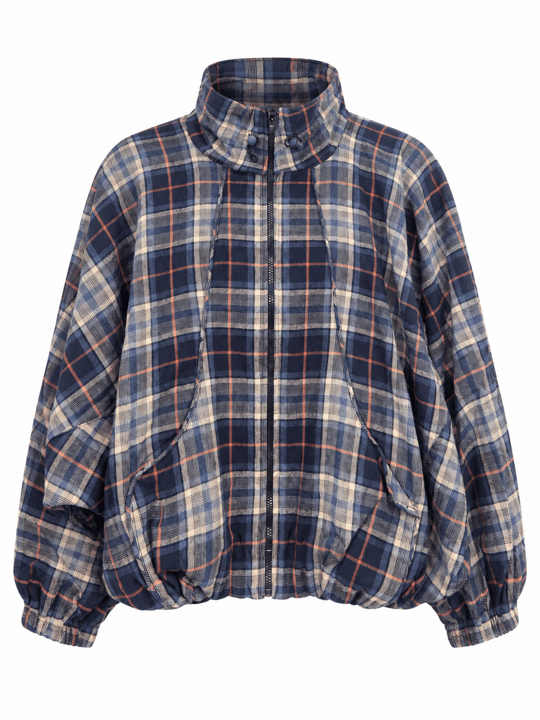 Dik yakalı reglan ceket 
